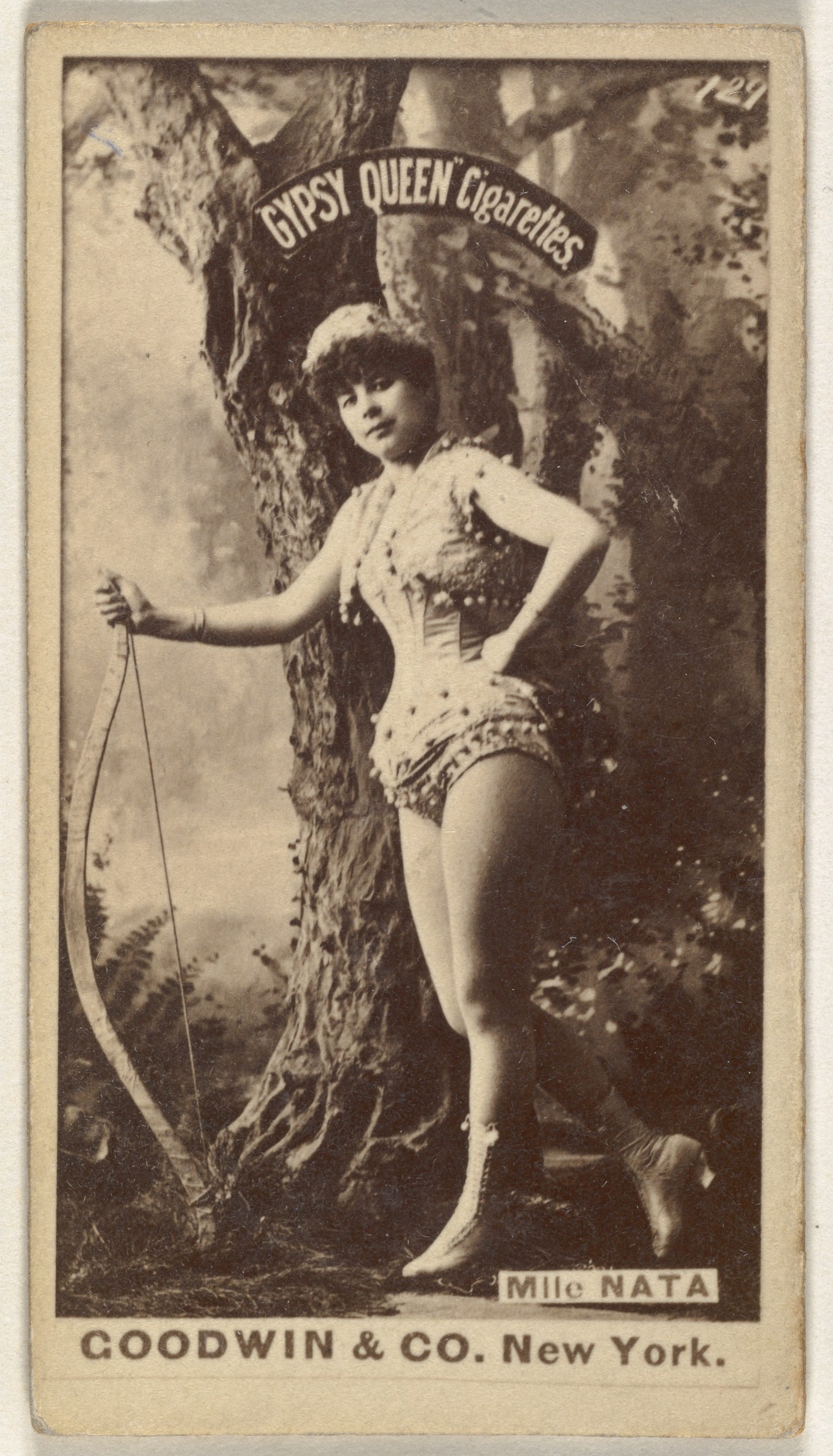 Goodwin & Company, Mlle. Nata, from the Actors and Actresses series (N171) for Gypsy Queen Cigarettes