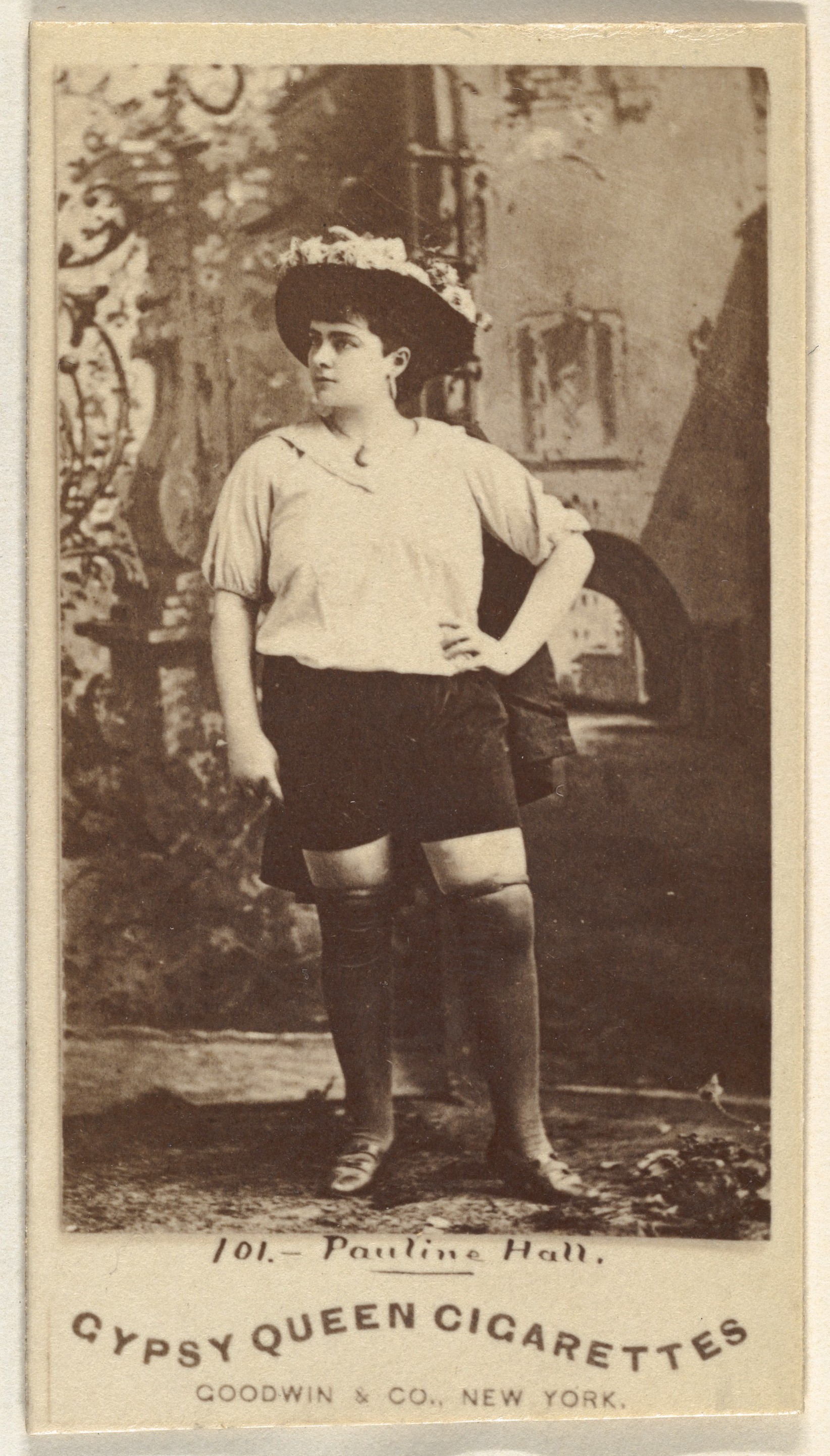 Pauline Hall, from the Actors and Actresses series (N171) for Gypsy Queen Cigarettes