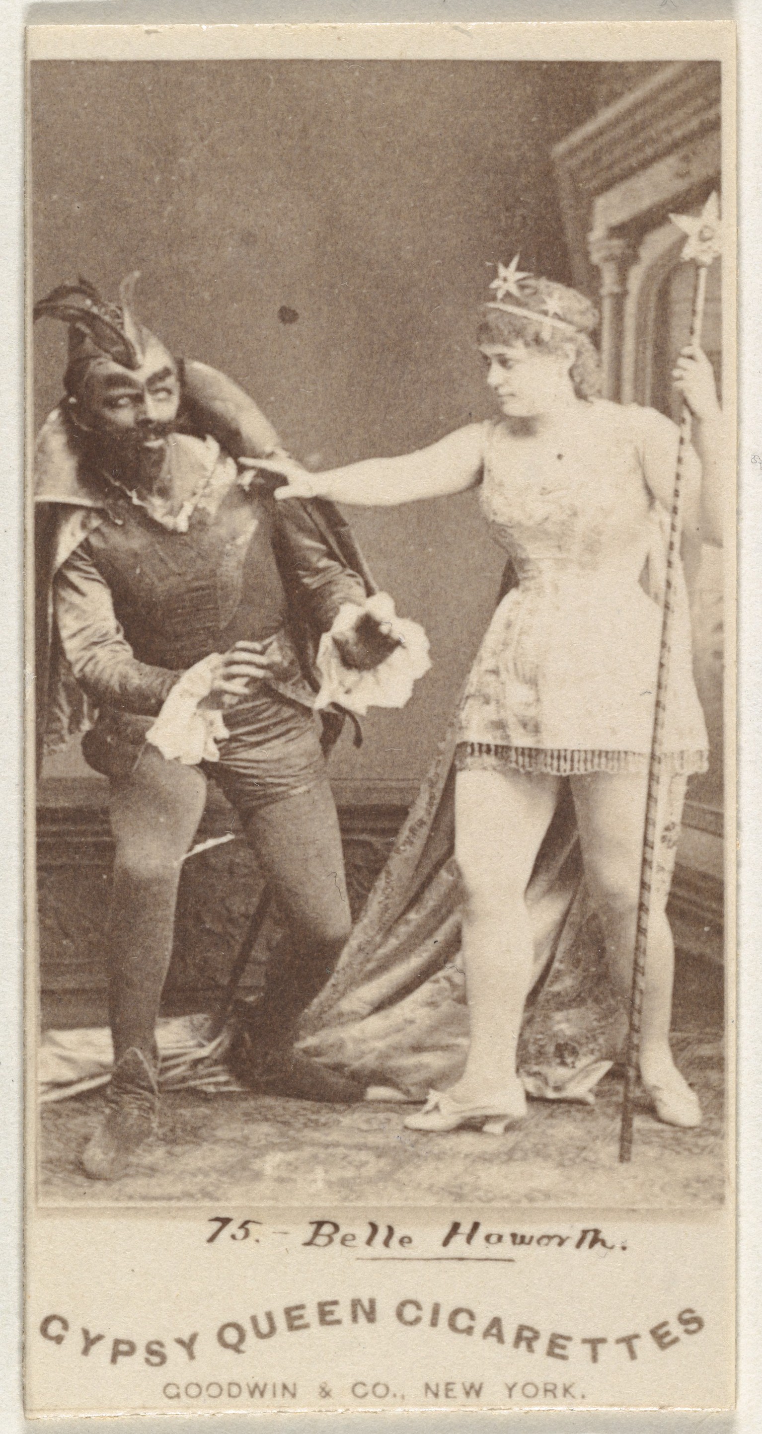 Goodwin & Company, Belle Howorth, from the Actors and Actresses series (N171) for Gypsy Queen Cigarettes