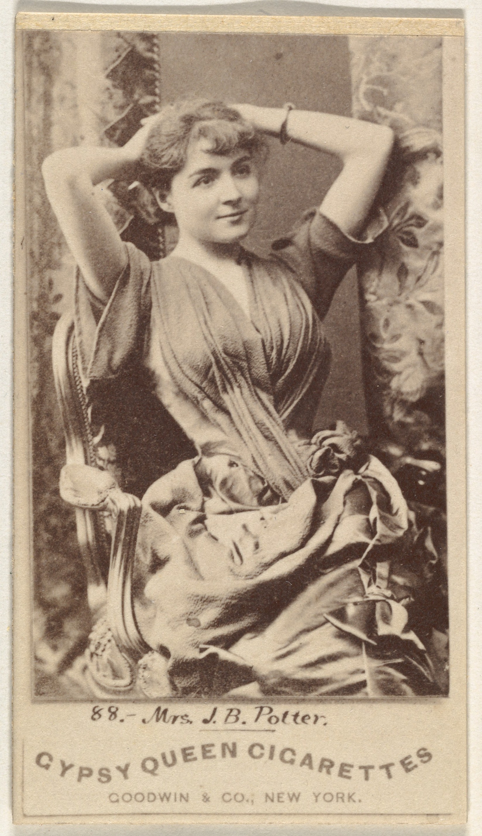 Issued by Goodwin & Company - Mrs. J.B. Potter, from the Actors and  Actresses series (N171) for Gypsy Queen Cigarettes