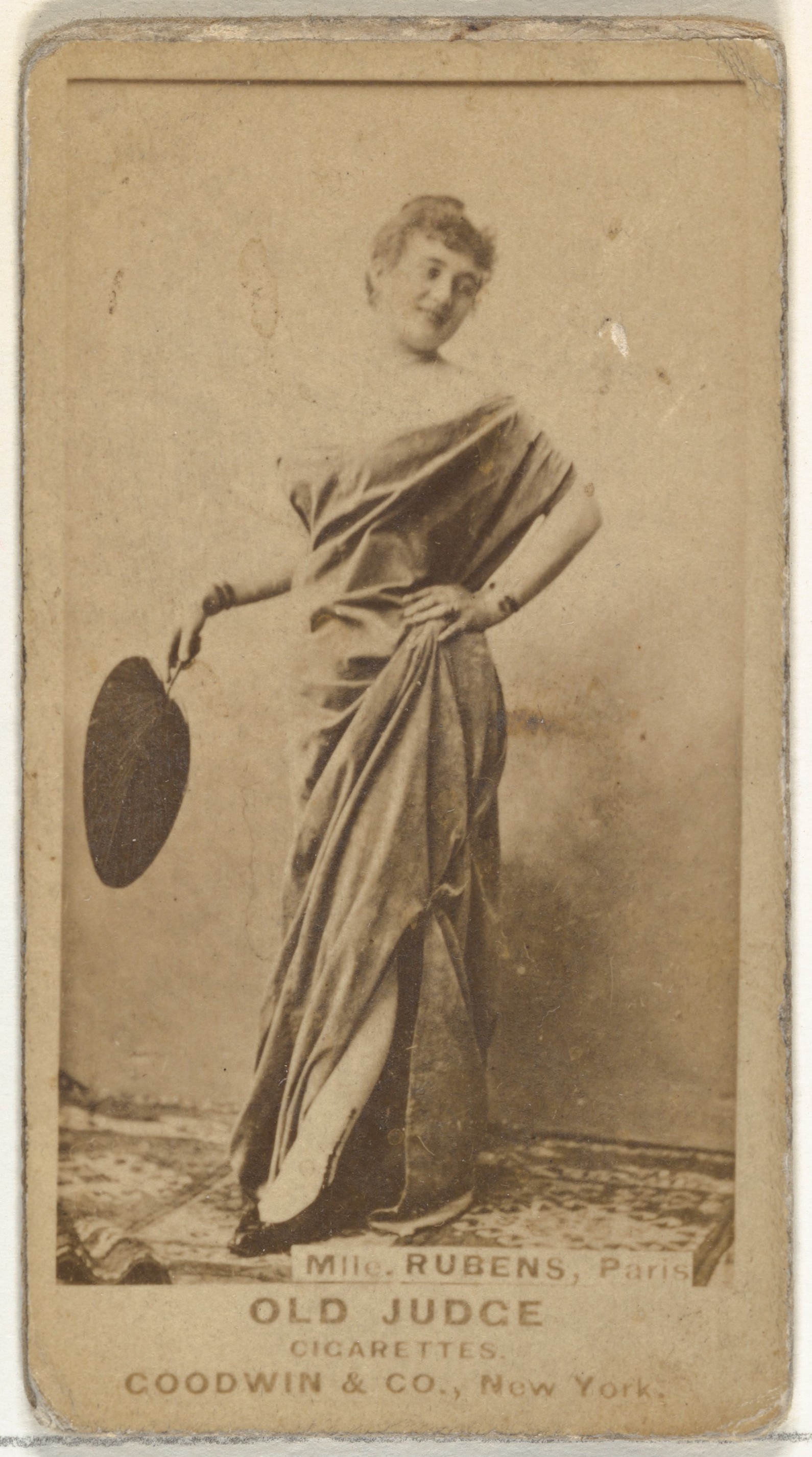 Goodwin & Company, Mlle. Rubens, from the Actors and Actresses series (N171) for Old Judge Cigarettes