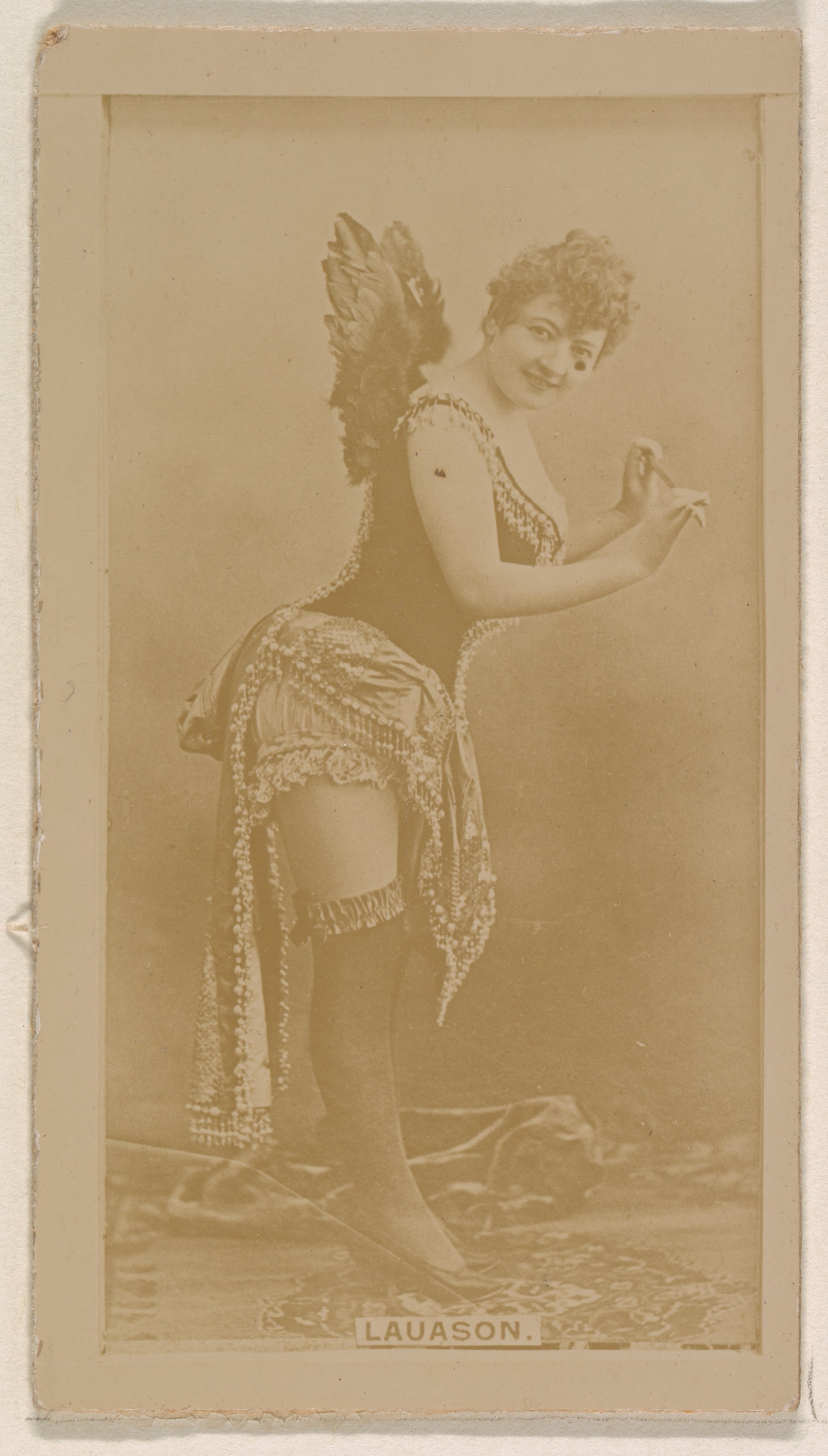 Issued By Kinney Brothers Tobacco Company Miss Lauason From The Actresses Series N245
