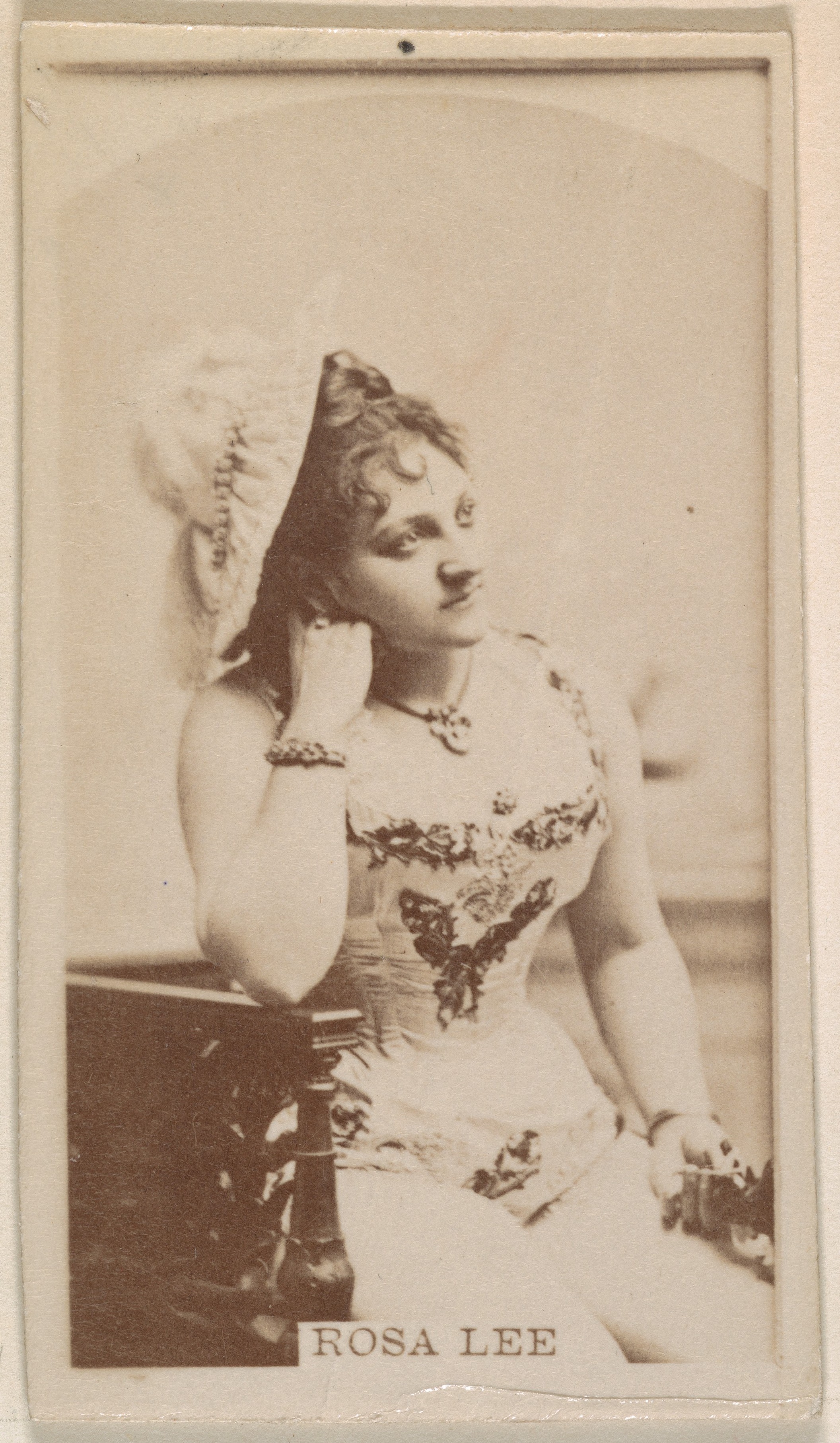 Rosa Lee, from the Actresses series (N245) issued by Kinney Brothers to promote Sweet Caporal Cigarettes
