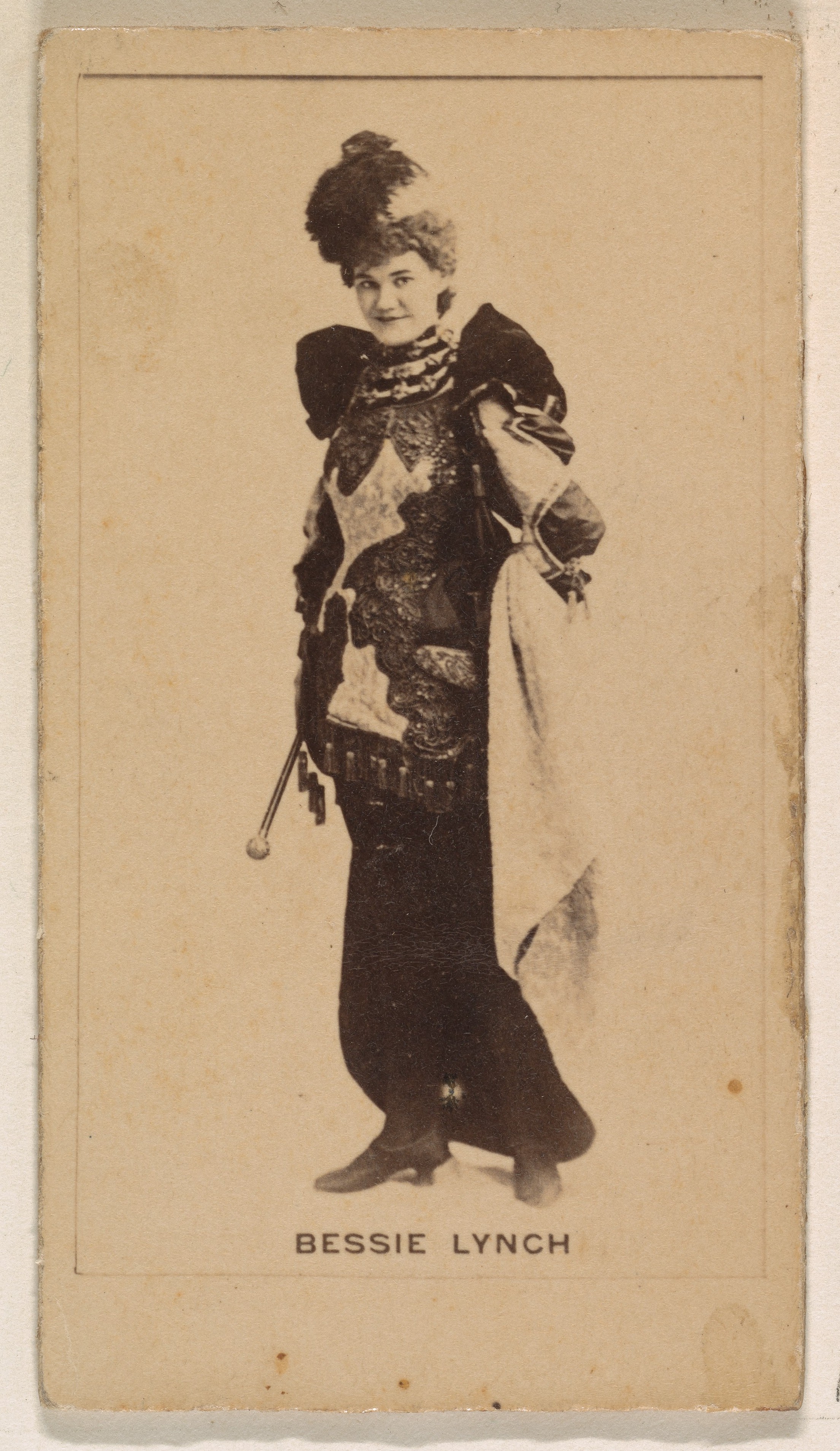 Bessie Lynch, from the Actresses series (N245) issued by Kinney Brothers to promote Sweet Caporal Cigarettes