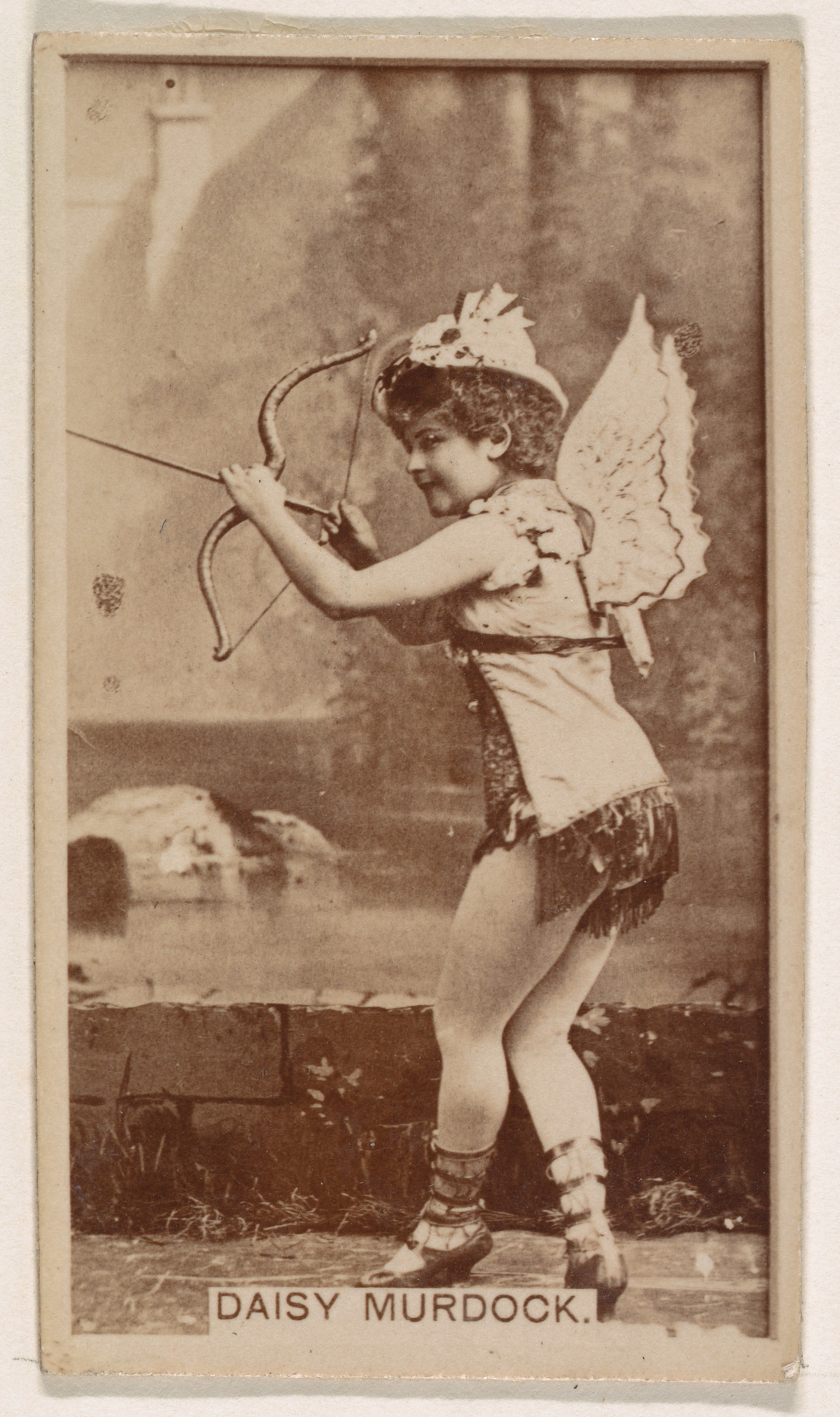 Daisy Murdoch, from the Actresses series (N245) issued by Kinney Brothers to promote Sweet Caporal Cigarettes