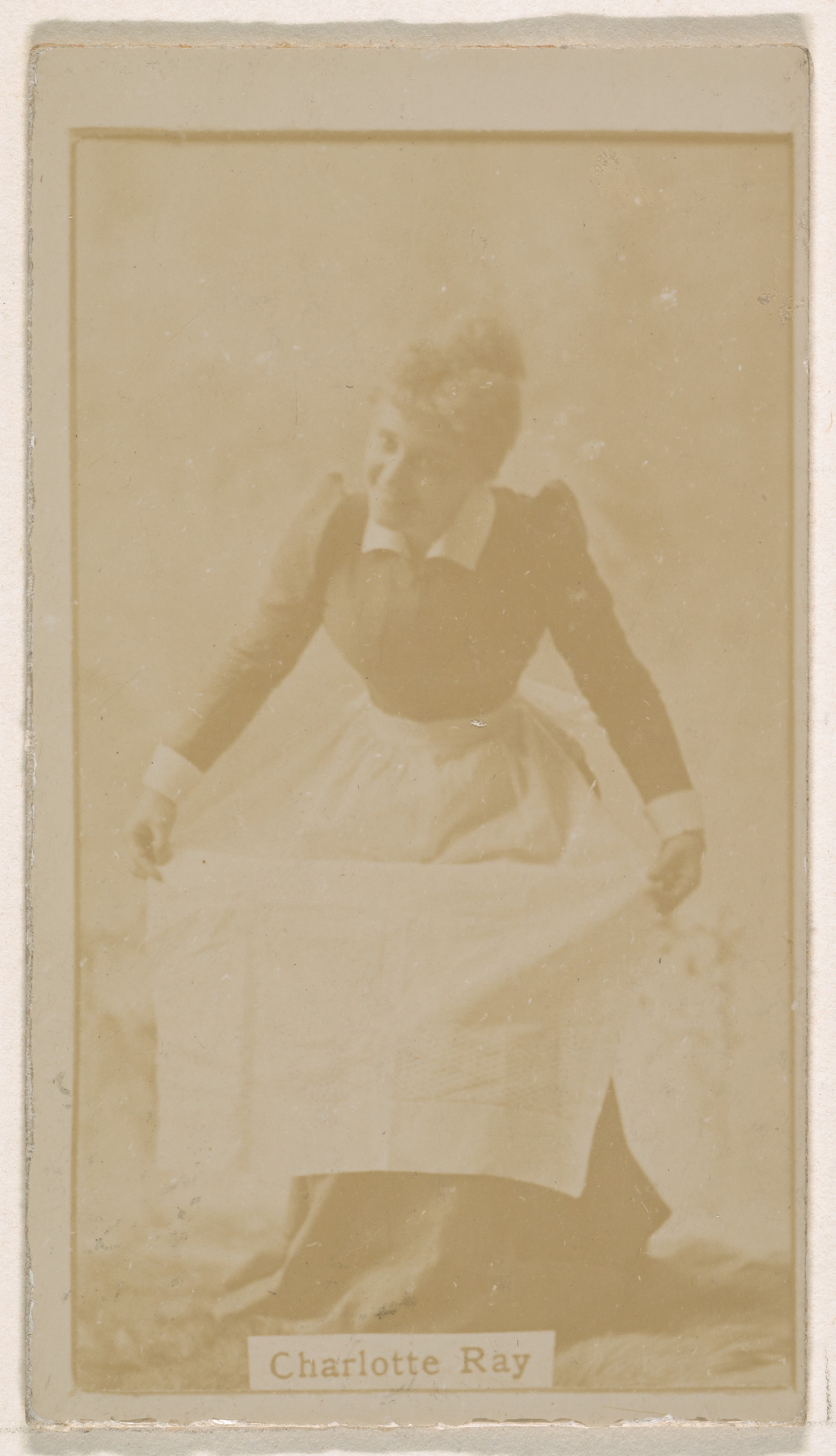 Charlotte Ray, from the Actresses series (N245) issued by Kinney Brothers to promote Sweet Caporal Cigarettes