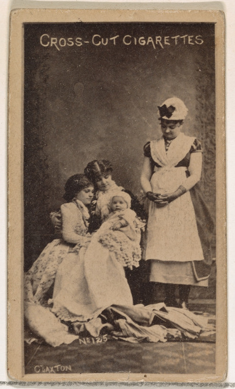 Card Number 125, Claxton, from the Actors and Actresses series (N145-1) issued by Duke Sons & Co. to promote Cross Cut Cigarettes