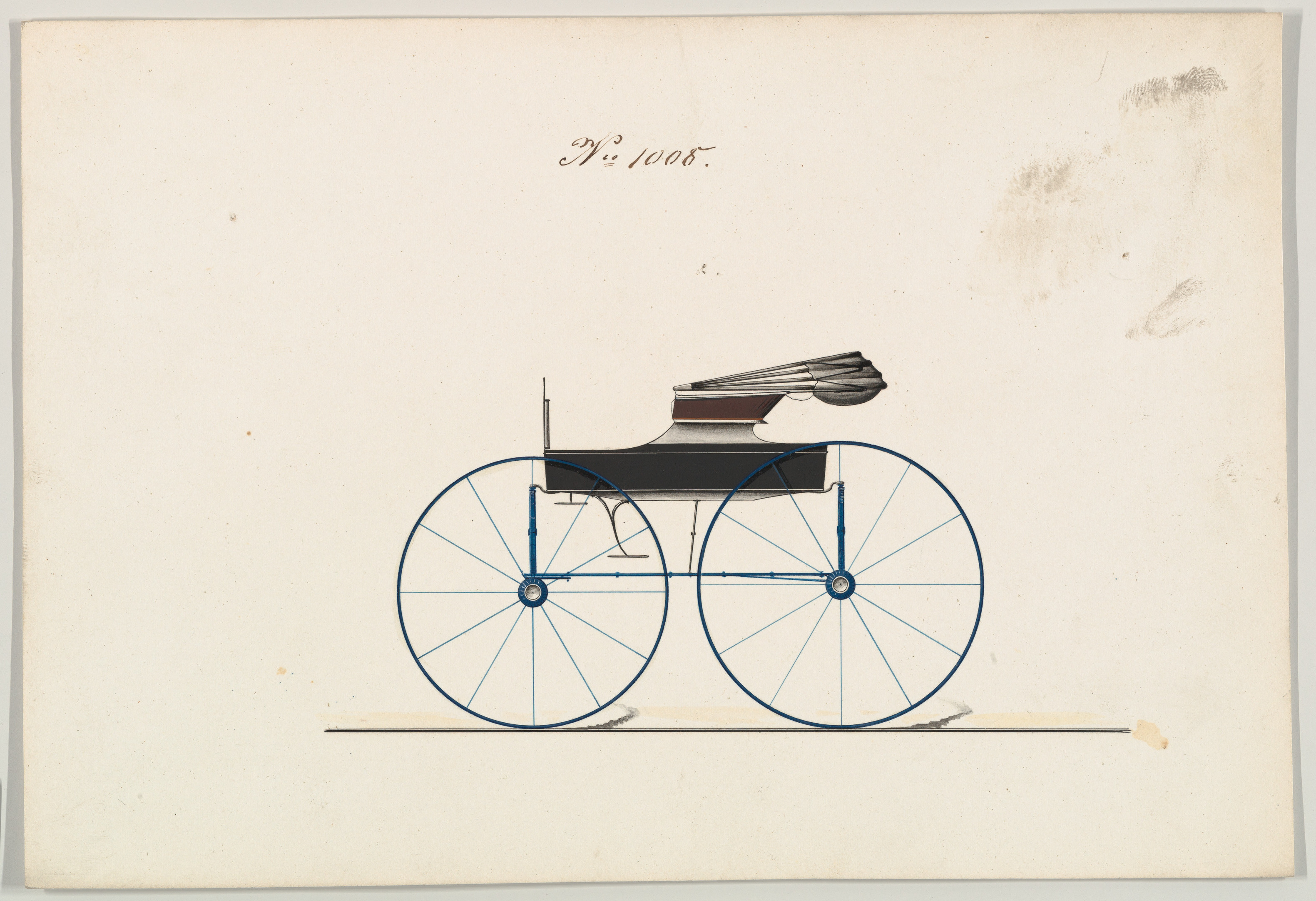 Design for Wagon, no. 1008
