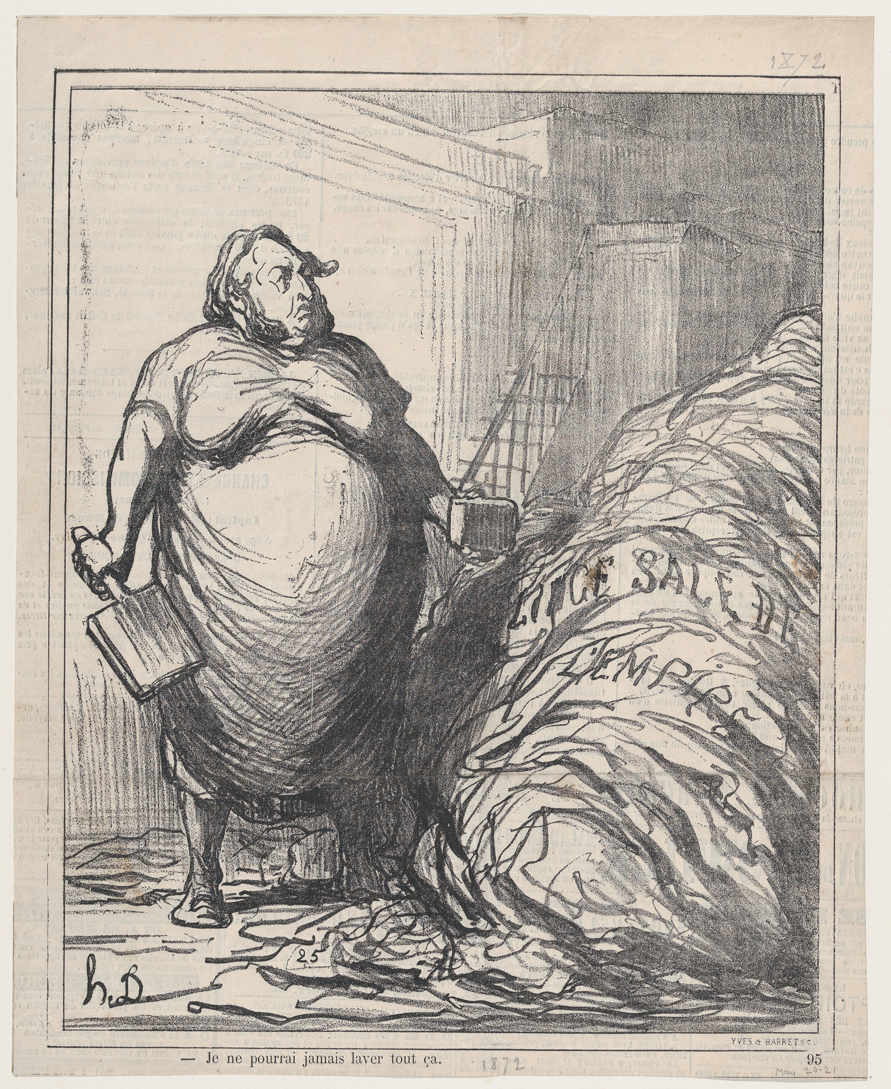 So you want to meddle with the press!, Honoré Daumier