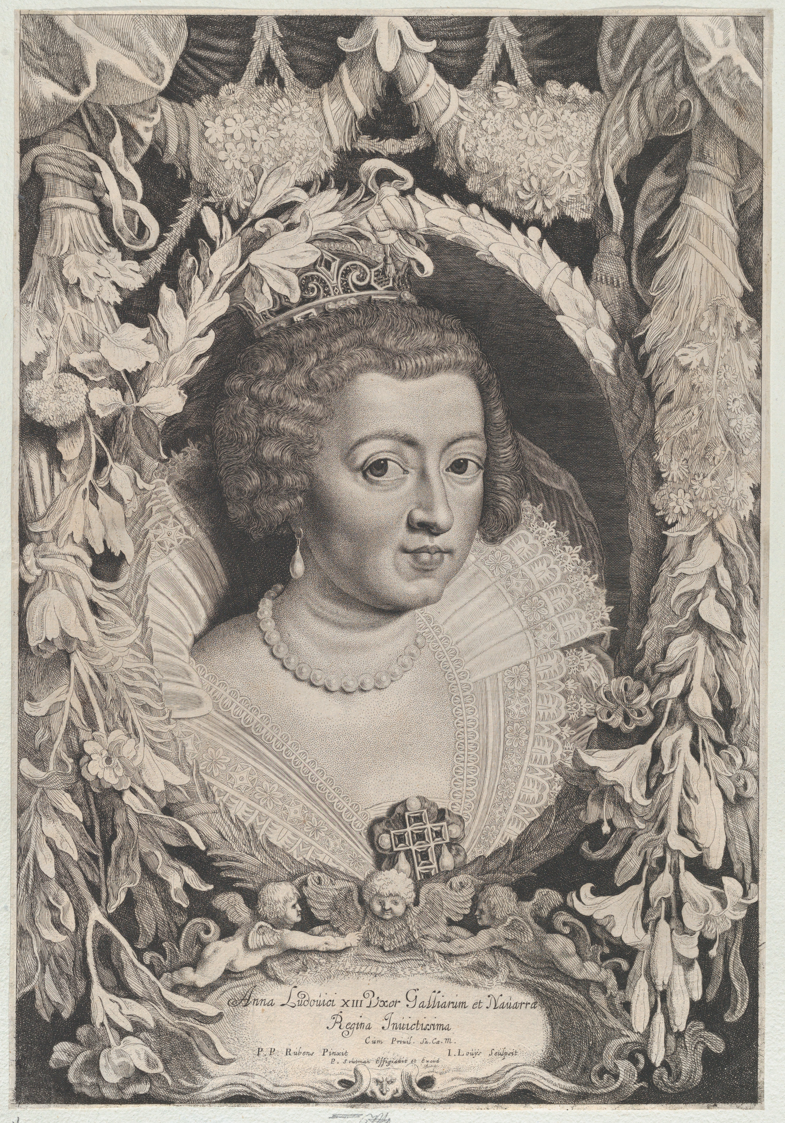 Image of Anne d'Autriche 1601-1666, queen of France from 1615 to 1643