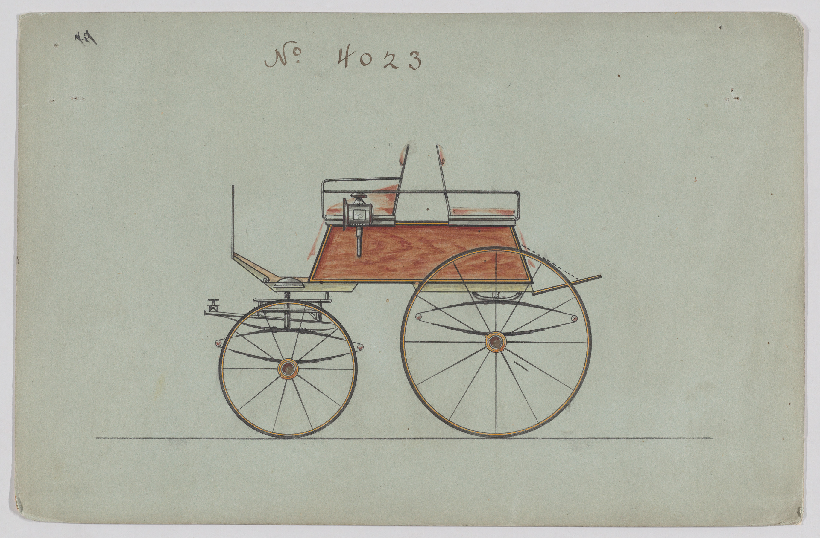 Four-wheeled dog cart  Science Museum Group Collection