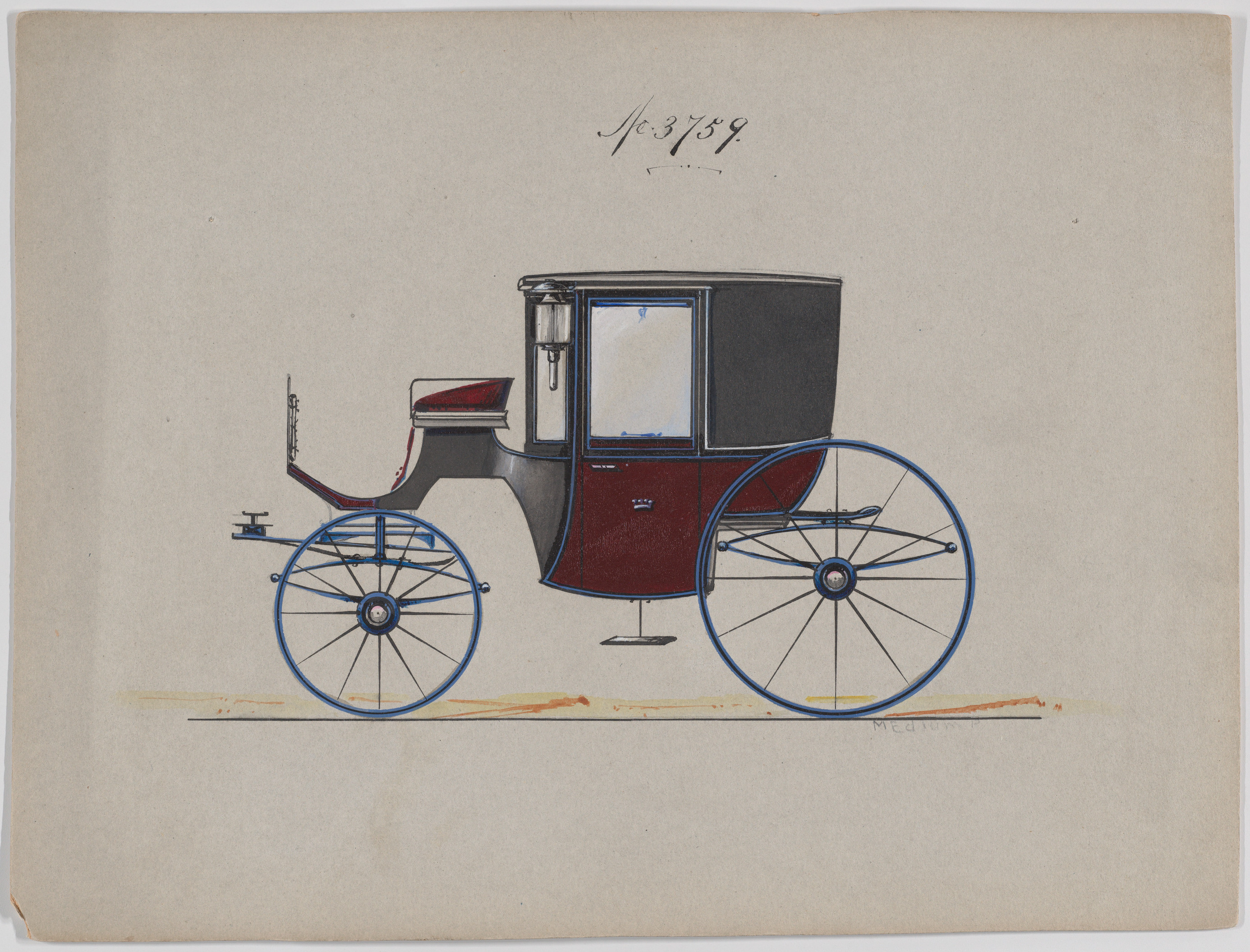 Design for Coupé, no. 3759