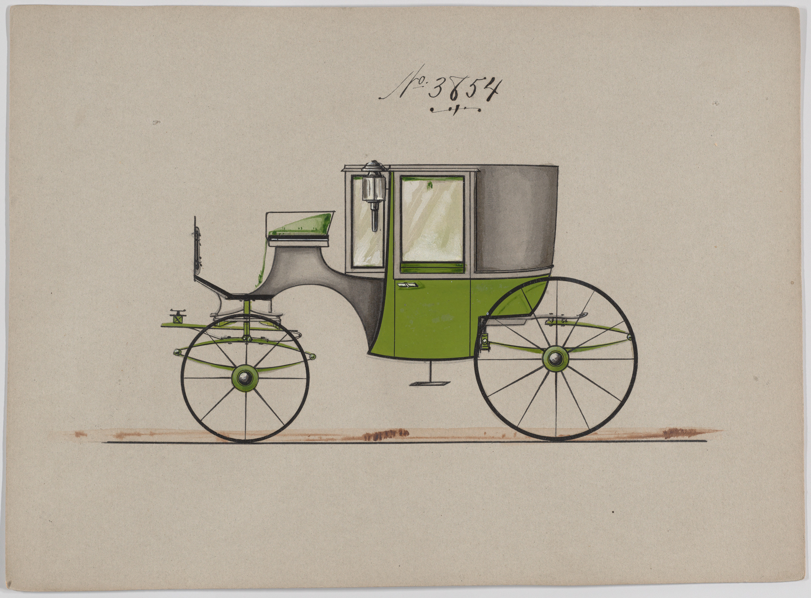 Design for Coupé, no. 3854