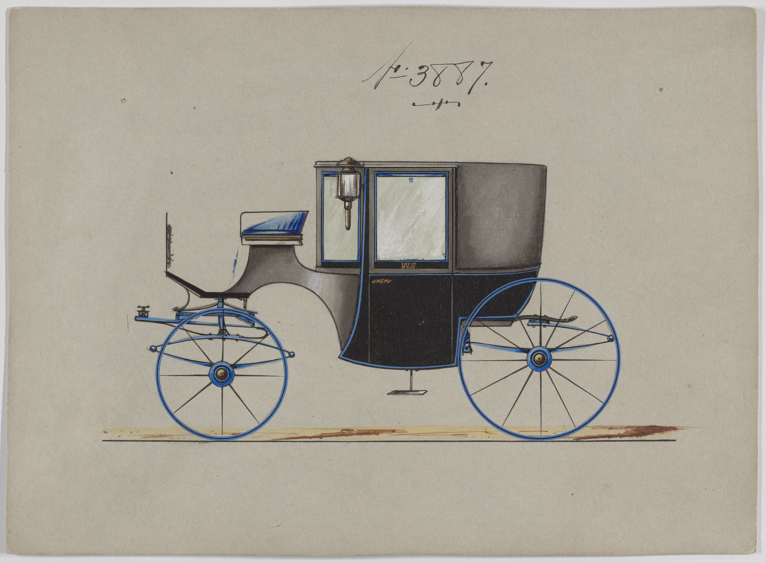 Design for Coupé, no. 3887