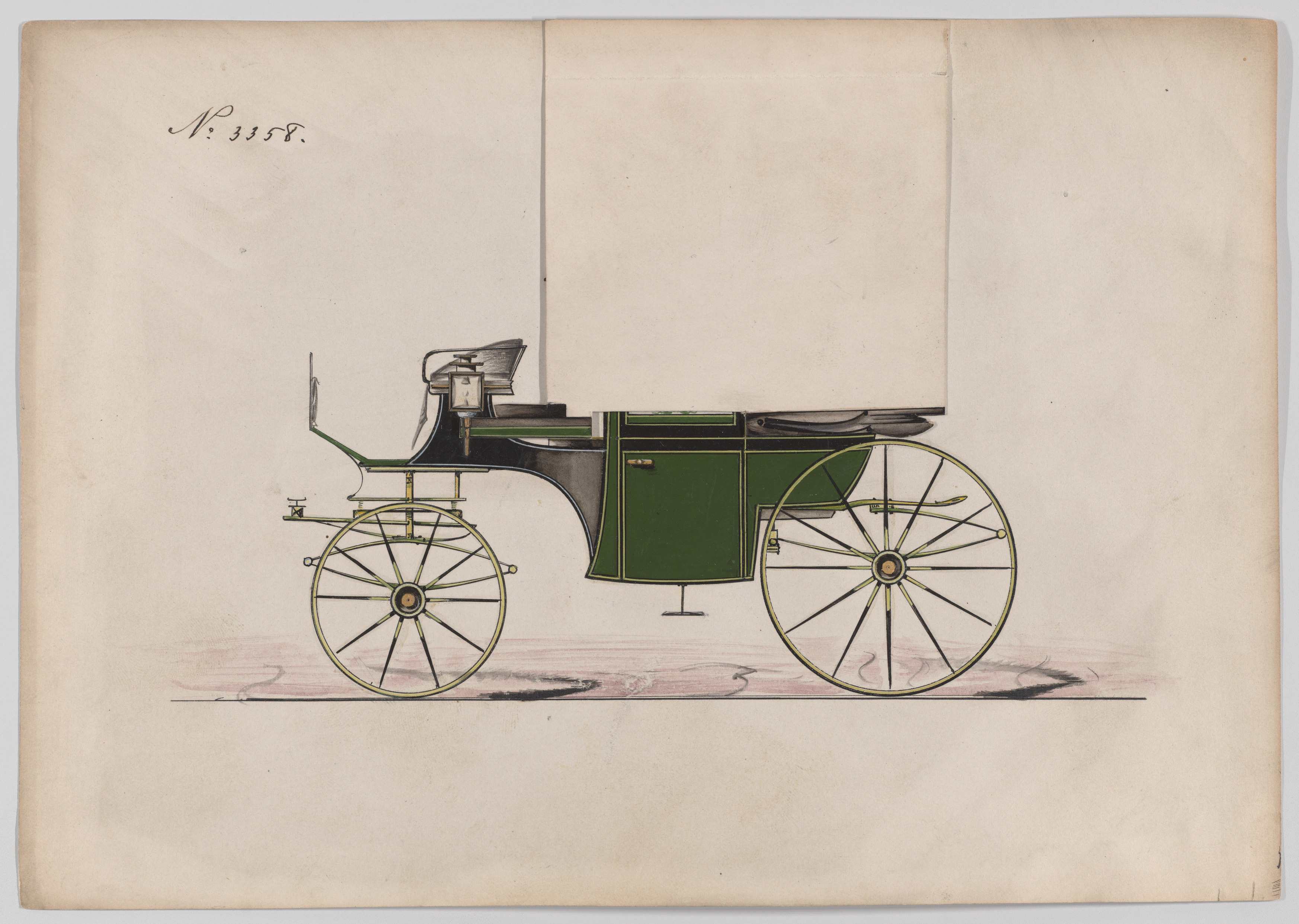 Design for Landaulet, no. 3358