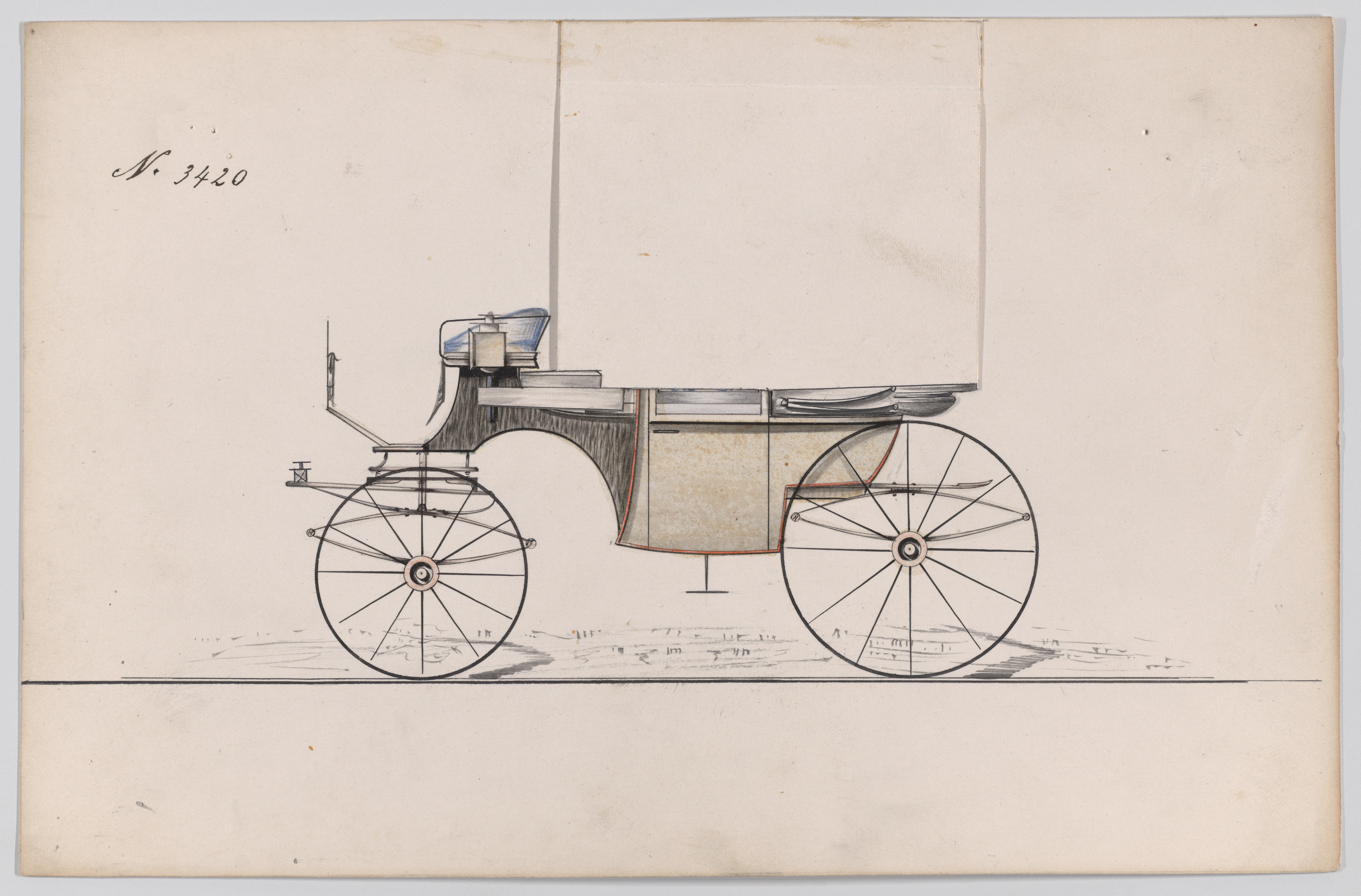 Design for Landaulet, no. 3420