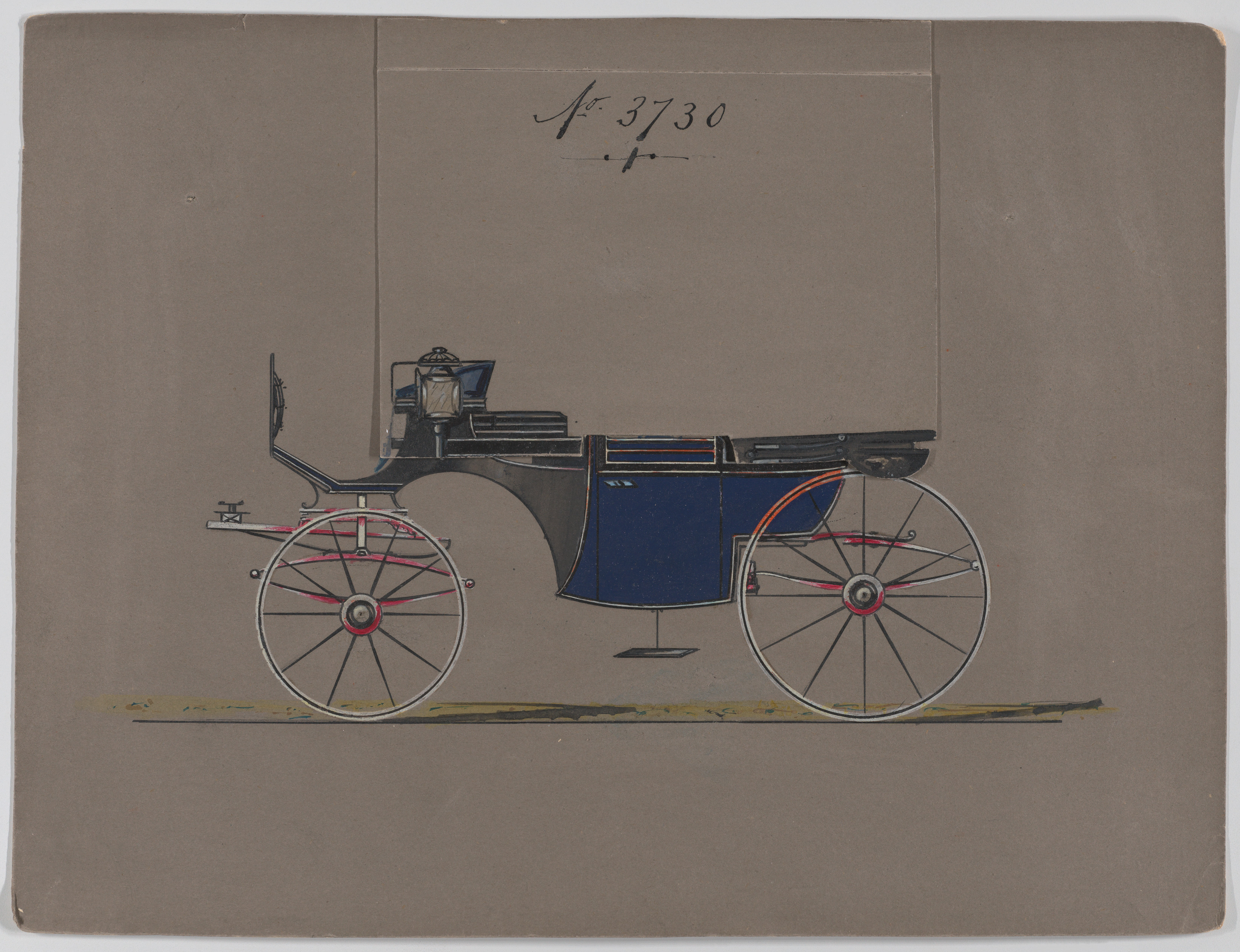 Design for Landaulet, no. 3730