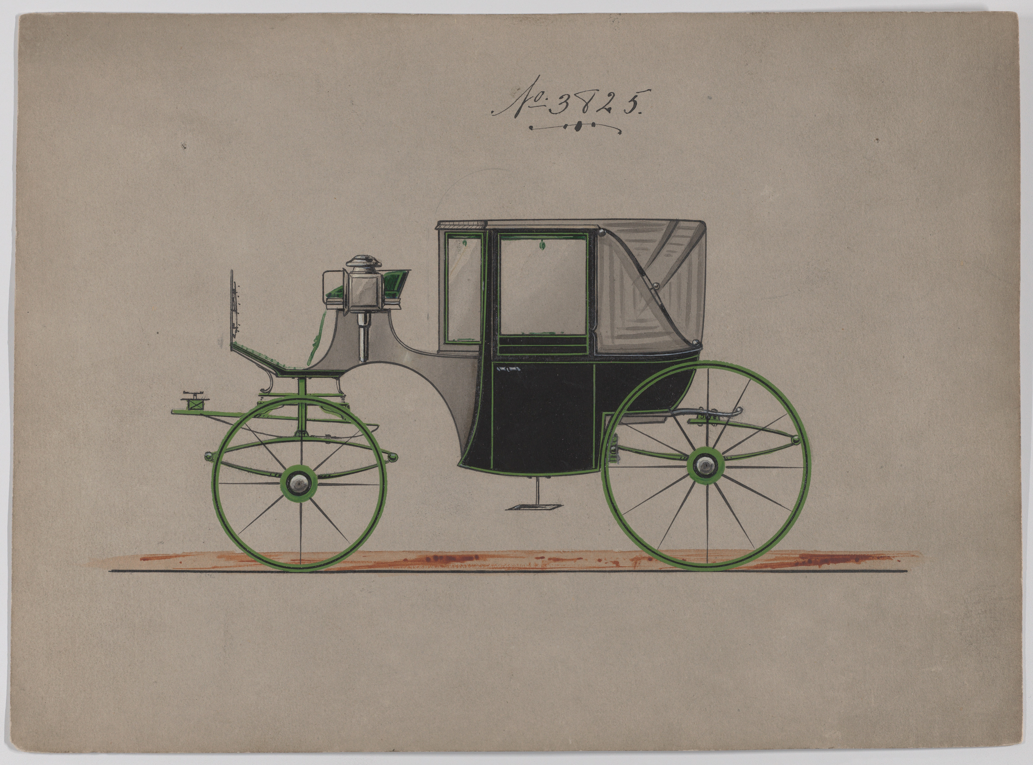 Design for Landaulet, no. 3825