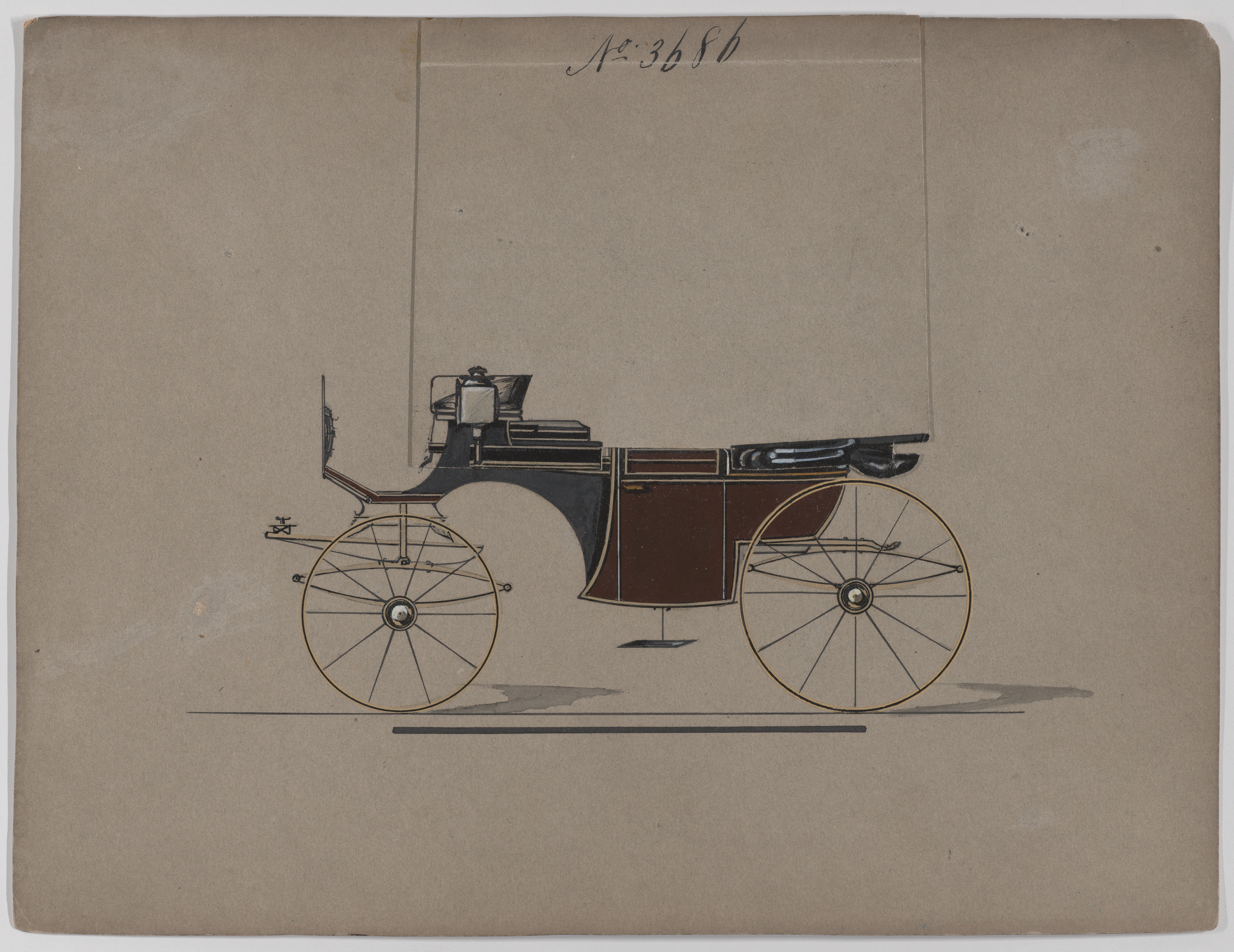 Design for Landaulet, no. 3686