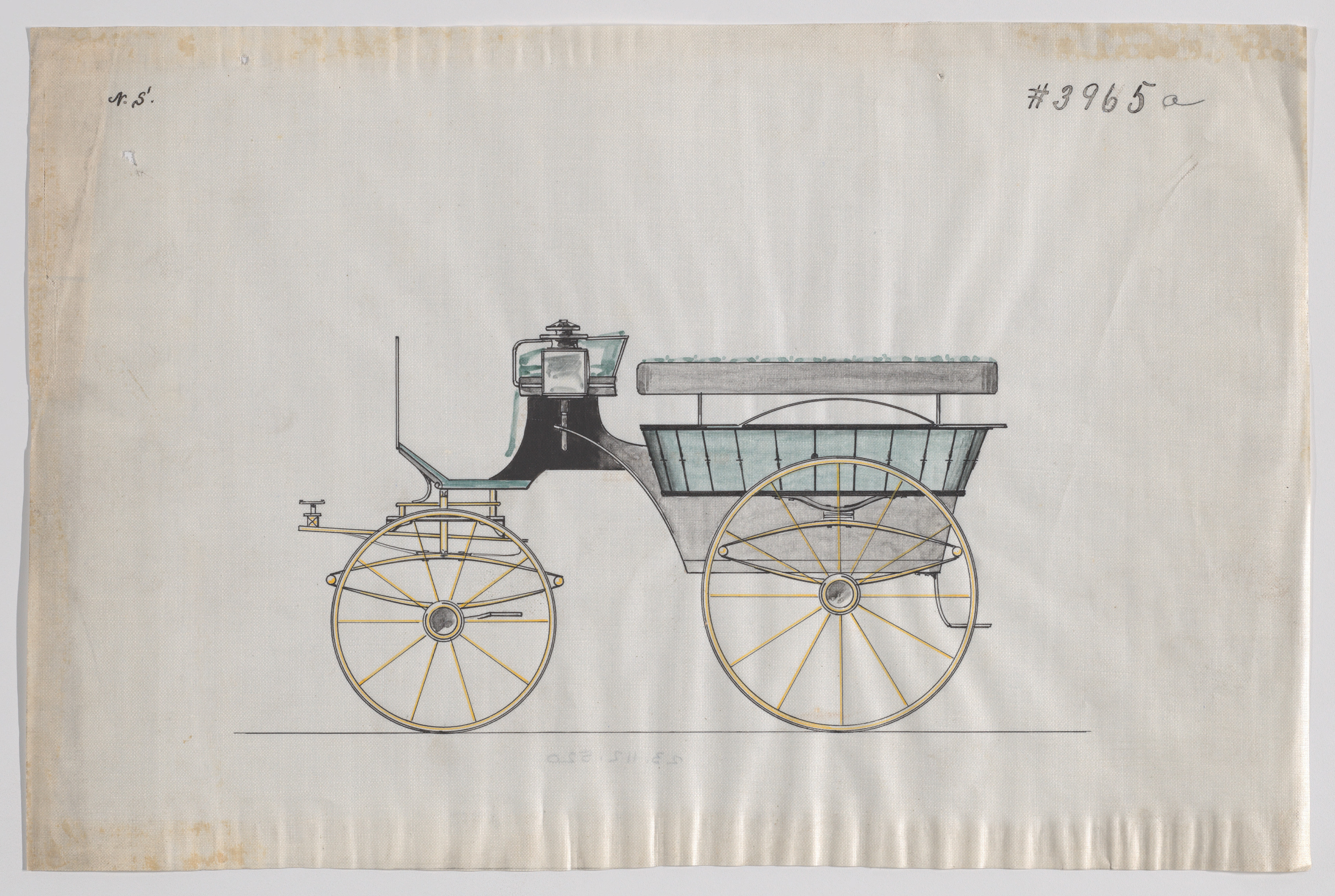 Design for Omnibus or Wagonette, no. 3965a