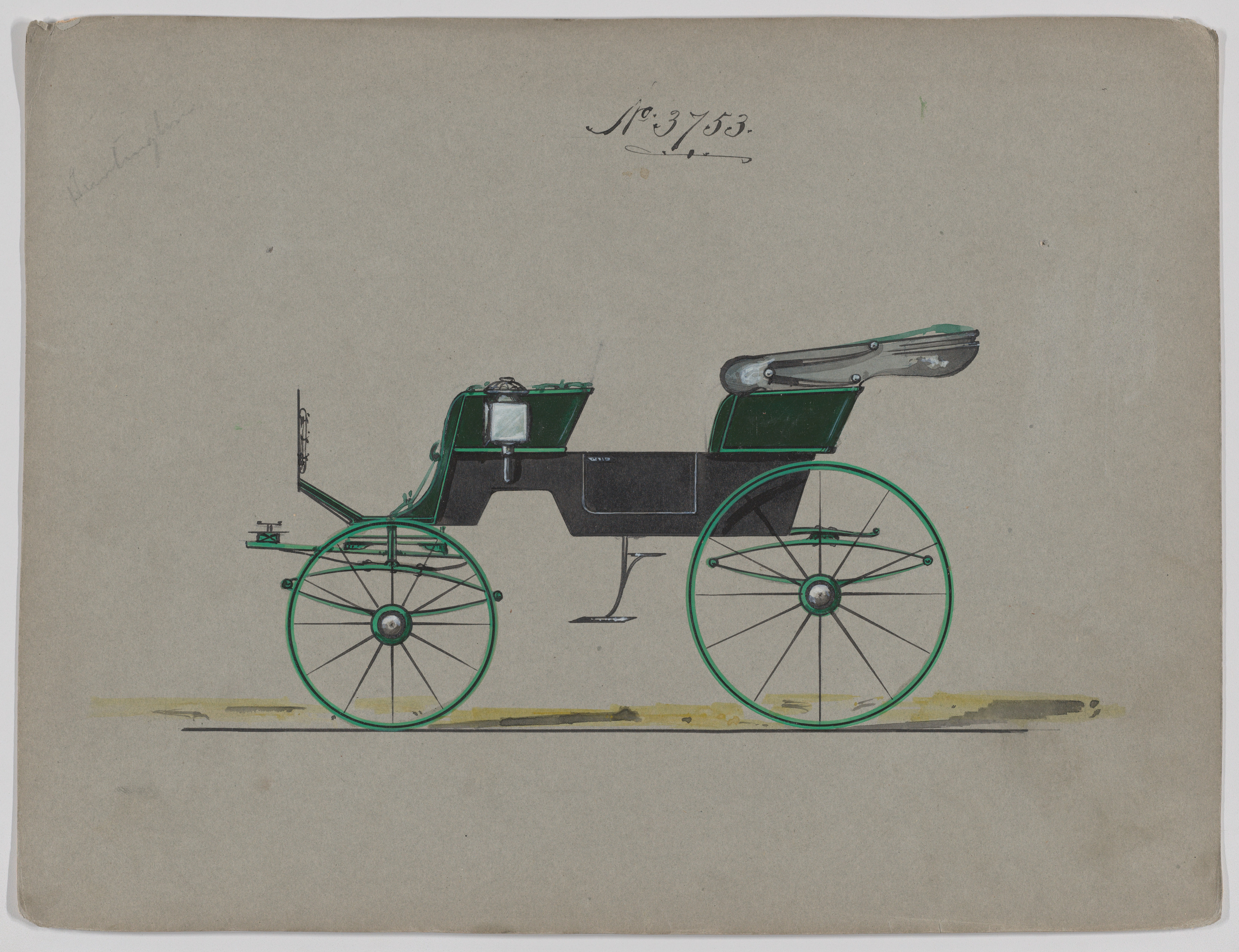 Design for Phaeton, no. 3753