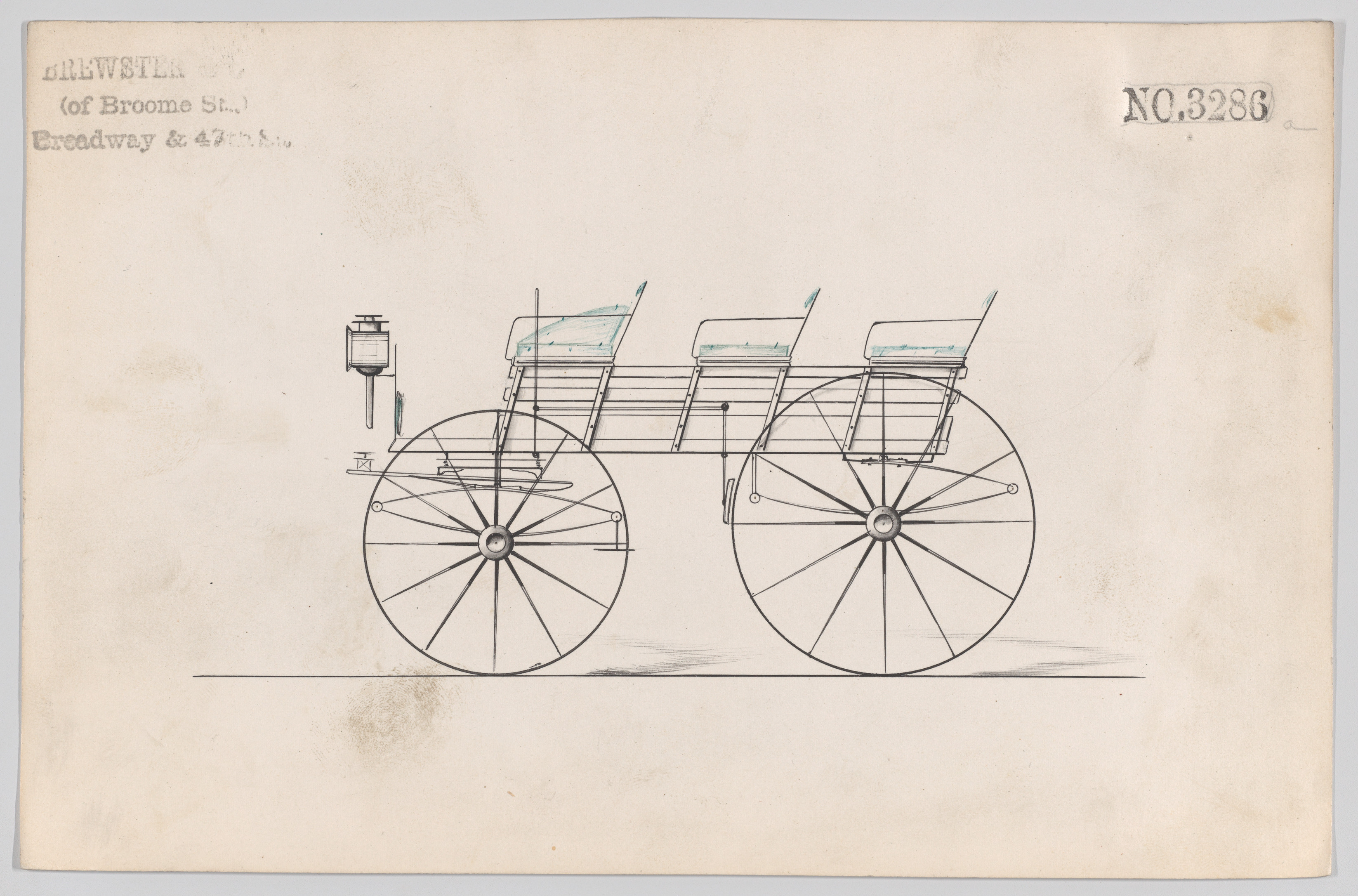 Brewster & Co., Slat Side Phaeton #3286a