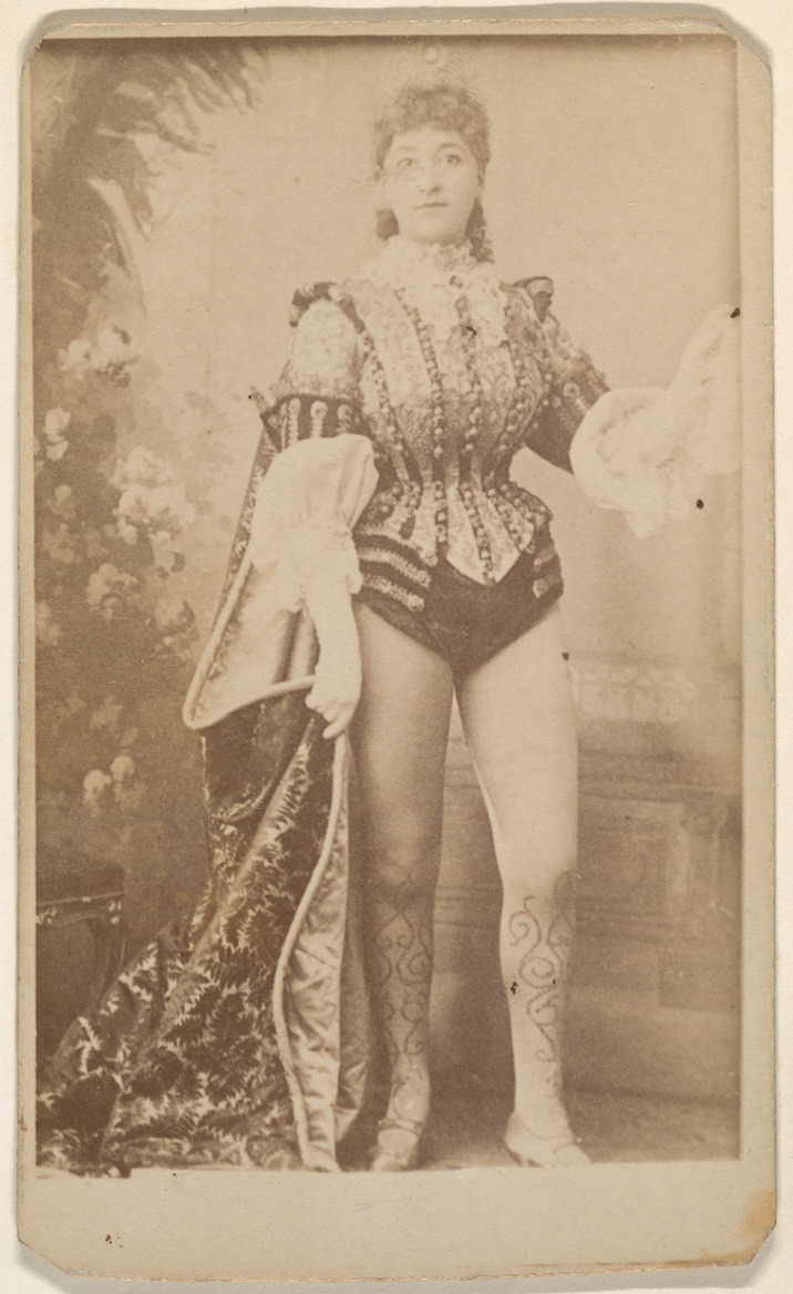 Actress wearing military-inspired costume, from the Actresses series (N668)