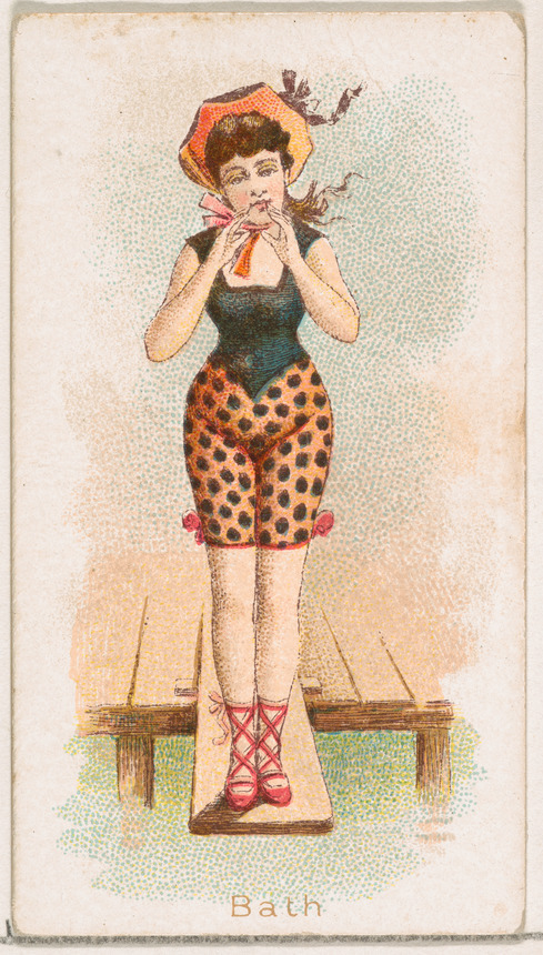 Bath, from the Fancy Bathers series (N187) issued by Wm. S. Kimball & Co.