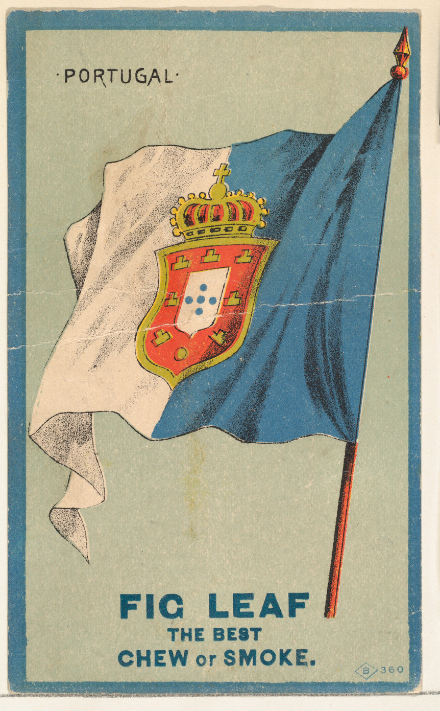 Portugal, from the National Flags series (N195) issued by Wm. S. Kimball & Co.