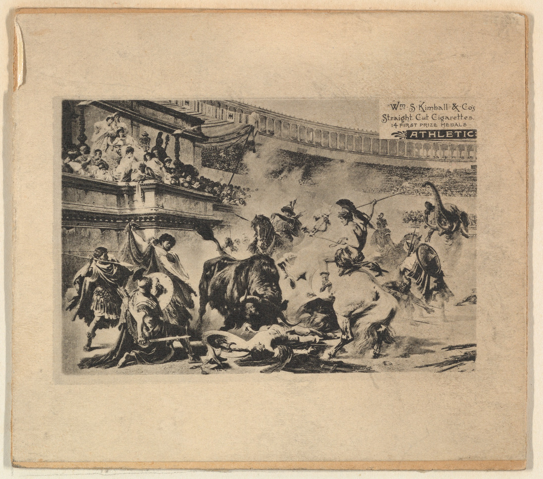 Athletic, from the Sports and Art Subjects series (N197) issued by Wm. S. Kimball & Co.