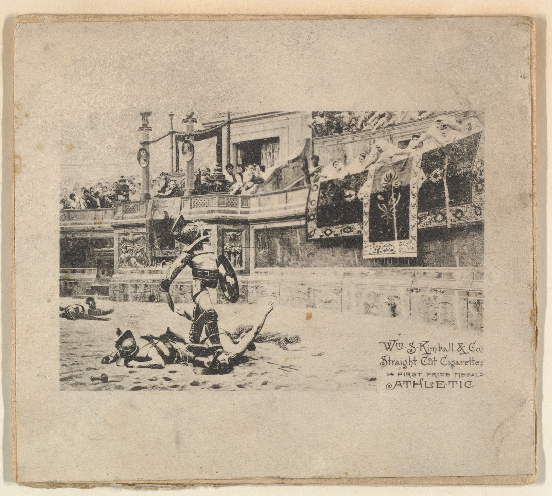 Athletic, from the Sports and Art Subjects series (N197) issued by Wm. S. Kimball & Co.