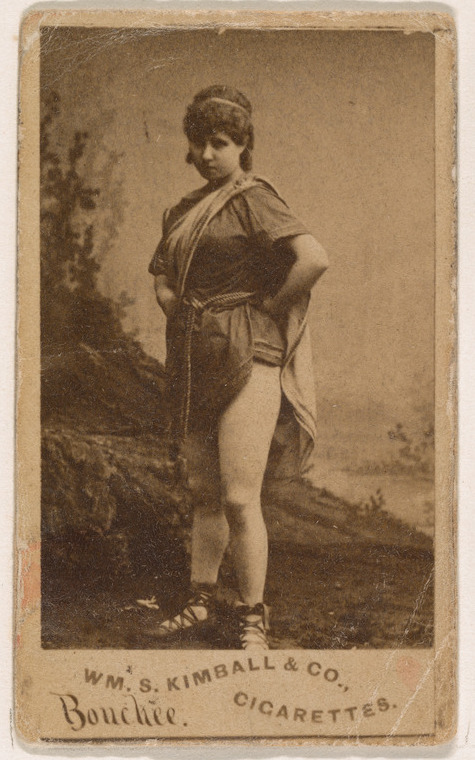 William S. Kimball & Company, Miss Bouchee, from the Actresses series (N203) issued by Wm. S. Kimball & Co.