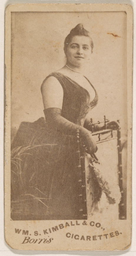 William S. Kimball & Company, Miss Borris, from the Actresses series (N203) issued by Wm. S. Kimball & Co.