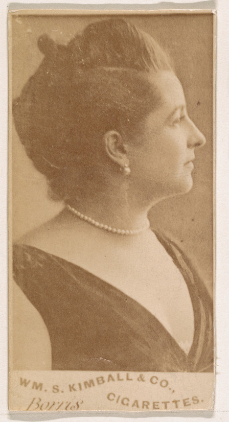 William S. Kimball & Company, Miss Borris, from the Actresses series (N203) issued by Wm. S. Kimball & Co.