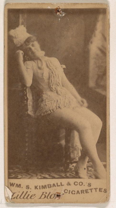 William S. Kimball & Company, Lillie Blowfrom the Actresses series (N203) issued by Wm. S. Kimball & Co.