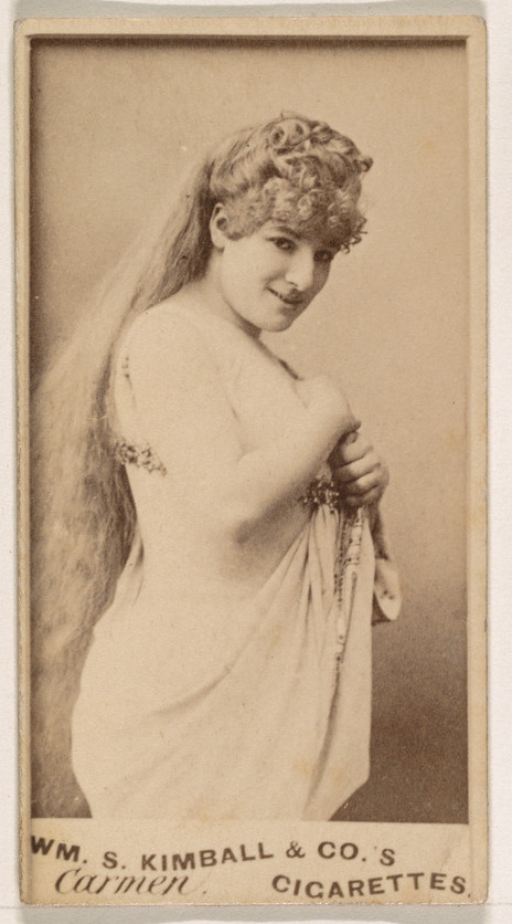 William S. Kimball & Company, Miss Carmen, from the Actresses series (N203) issued by Wm. S. Kimball & Co.