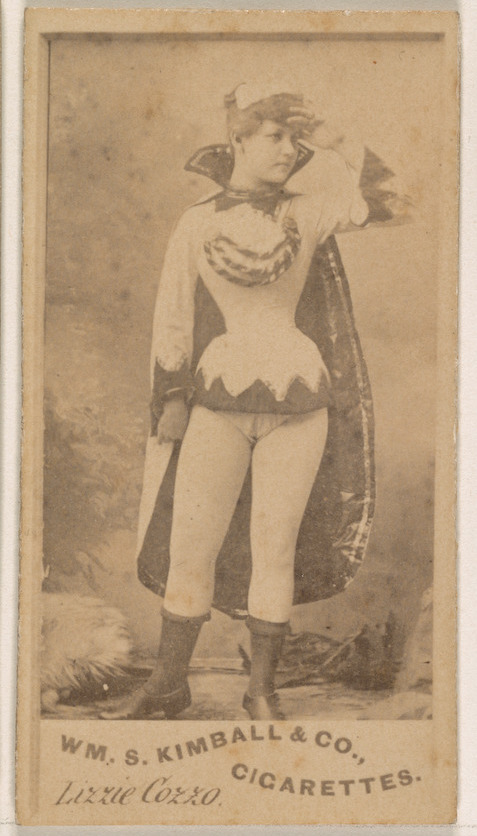 William S. Kimball & Company, Lizzie Cozzo, from the Actresses series (N203) issued by Wm. S. Kimball & Co.