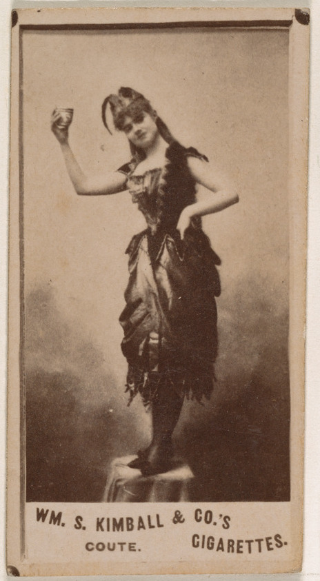 William S. Kimball & Company, Miss Coute, from the Actresses series (N203) issued by Wm. S. Kimball & Co.