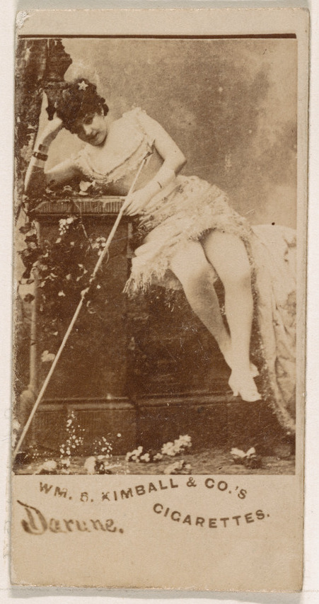 William S. Kimball & Company, Miss Darune, from the Actresses series (N203) issued by Wm. S. Kimball & Co.