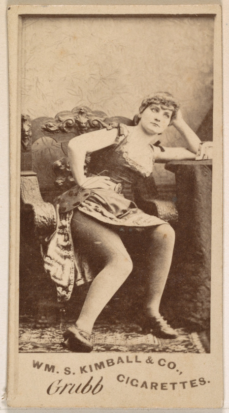 William S. Kimball & Company, Lillian Grubb, from the Actresses series (N203) issued by Wm. S. Kimball & Co.