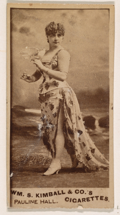 William S. Kimball & Company, Pauline Hall, from the Actresses series (N203) issued by Wm. S. Kimball & Co.