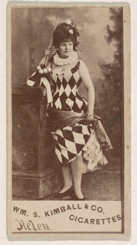 William S. Kimball & Company, Miss Helen, from the Actresses series (N203) issued by Wm. S. Kimball & Co.