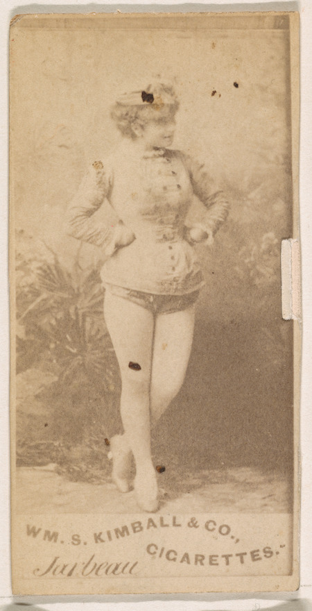William S. Kimball & Company, Miss Jarbeau, from the Actresses series (N203) issued by Wm. S. Kimball & Co.