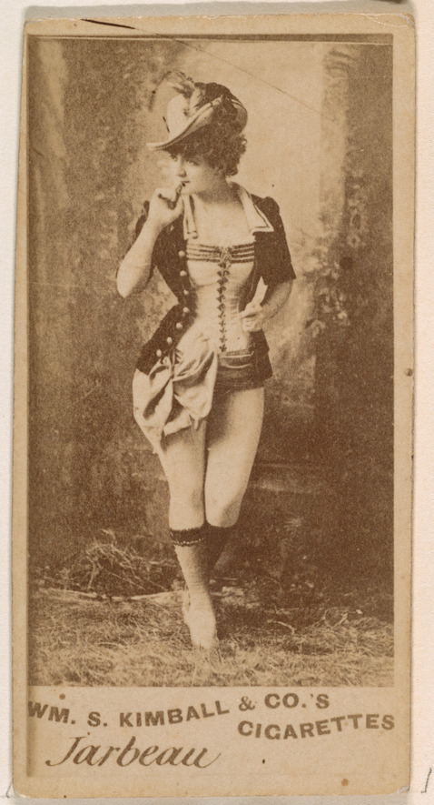 William S. Kimball & Company, Miss Jarbeau, from the Actresses series (N203) issued by Wm. S. Kimball & Co.