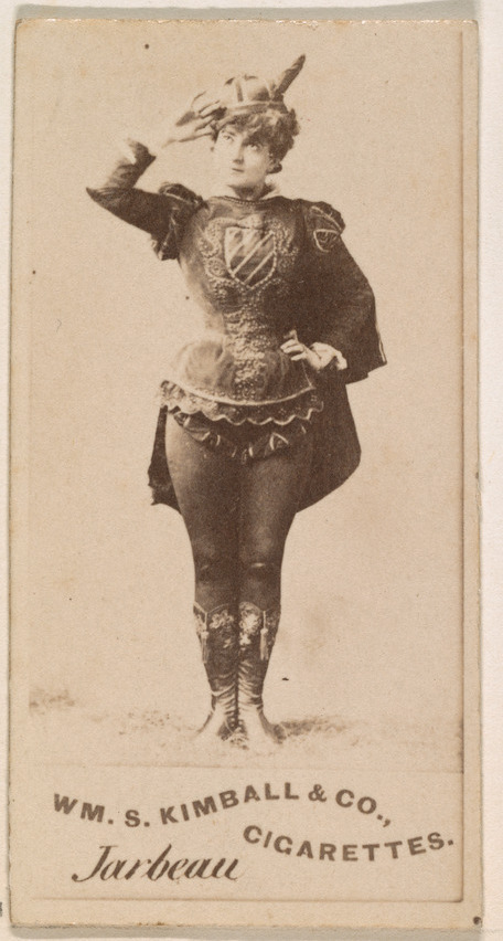 William S. Kimball & Company, Miss Jarbeau, from the Actresses series (N203) issued by Wm. S. Kimball & Co.