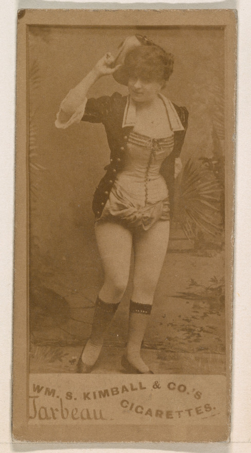 William S. Kimball & Company, Miss Jarbeau, from the Actresses series (N203) issued by Wm. S. Kimball & Co.