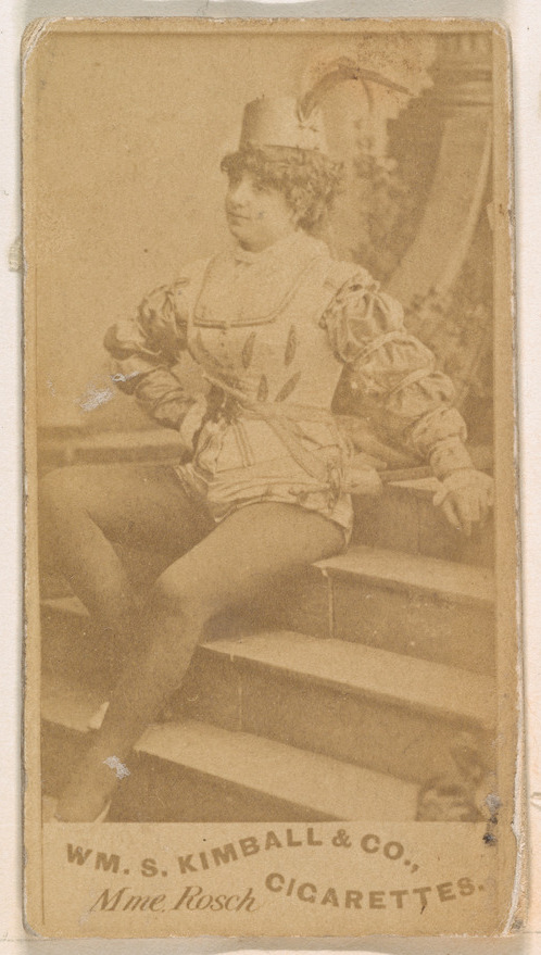 William S. Kimball & Company, Mme. Rosch, from the Actresses series (N203) issued by Wm. S. Kimball & Co.