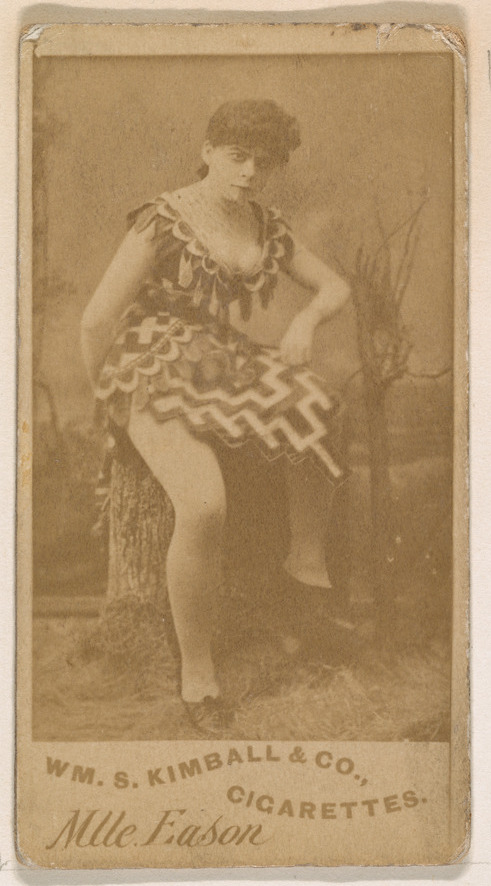 William S. Kimball & Company, Mlle. Eason, from the Actresses series (N203) issued by Wm. S. Kimball & Co.