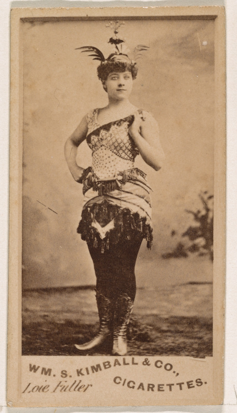 William S. Kimball & Company, Loie Fuller, from the Actresses series (N203) issued by Wm. S. Kimball & Co.