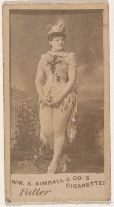 William S. Kimball & Company, Miss Fuller, from the Actresses series (N203) issued by Wm. S. Kimball & Co.